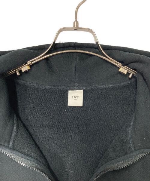 OVY（オヴィー）OVY (オヴィー) French Terry Half Zip Hoodie ブラック サイズ:XLの古着・服飾アイテム