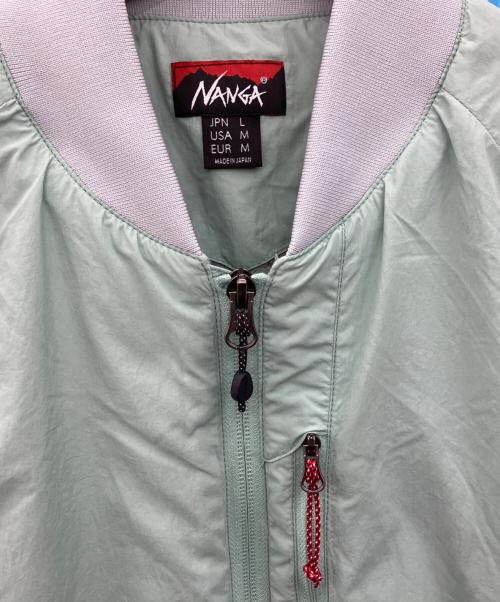 NANGA（ナンガ）NANGA (ナンガ) ソフトダウンバーシティブルゾン ミントグリーン サイズ:Lの古着・服飾アイテム