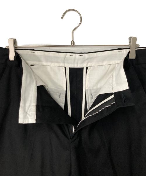 GHbm（ジーエイチビーエム）GHbm (ジーエイチビーエム) OVY (オヴィー) BRITISH TWILL TROUSERS ブラック サイズ:XLの古着・服飾アイテム