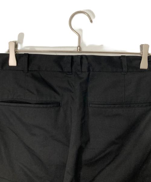 GHbm（ジーエイチビーエム）GHbm (ジーエイチビーエム) OVY (オヴィー) BRITISH TWILL TROUSERS ブラック サイズ:XLの古着・服飾アイテム