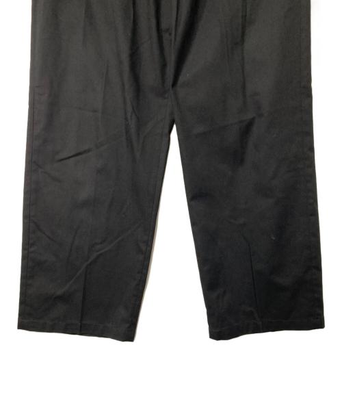 GHbm（ジーエイチビーエム）GHbm (ジーエイチビーエム) OVY (オヴィー) BRITISH TWILL TROUSERS ブラック サイズ:XLの古着・服飾アイテム