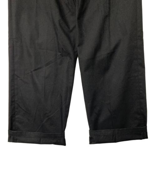 GHbm（ジーエイチビーエム）GHbm (ジーエイチビーエム) OVY (オヴィー) BRITISH TWILL TROUSERS ブラック サイズ:XLの古着・服飾アイテム