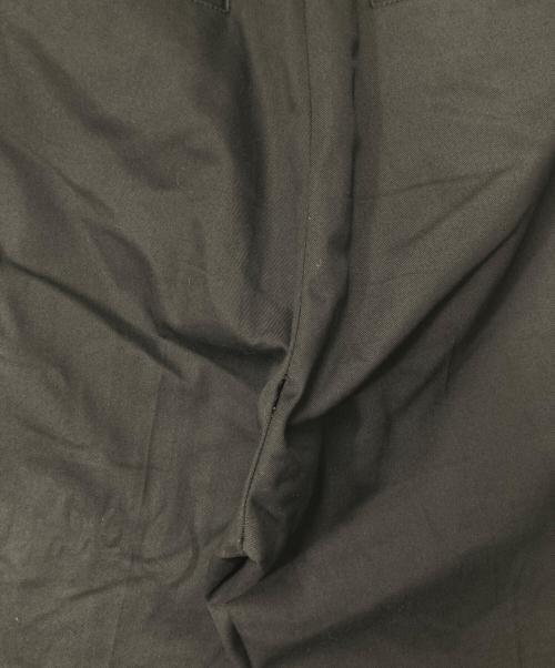 GHbm（ジーエイチビーエム）GHbm (ジーエイチビーエム) OVY (オヴィー) BRITISH TWILL TROUSERS ブラック サイズ:XLの古着・服飾アイテム