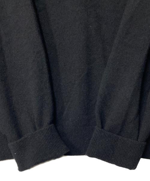 OVY（オヴィー）OVY (オヴィー) Wool Cashmere Warm KnitPolo ブラック サイズ:XLの古着・服飾アイテム