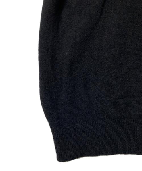 OVY（オヴィー）OVY (オヴィー) Wool Cashmere Warm KnitPolo ブラック サイズ:XLの古着・服飾アイテム