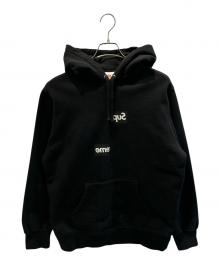 SUPREME×COMME des GARCONS SHIRT（シュプリーム×コムデギャルソンシャツ）の古着「Split Box Logo Hooded Sweatshirt」｜ブラック