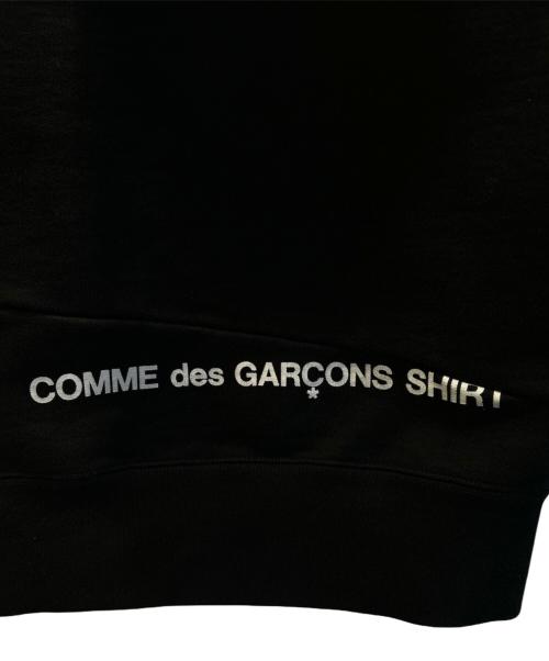 SUPREME（シュプリーム）SUPREME (シュプリーム) COMME des GARCONS SHIRT (コムデギャルソンシャツ) Split Box Logo Hooded Sweatshirt ブラック サイズ:Lの古着・服飾アイテム