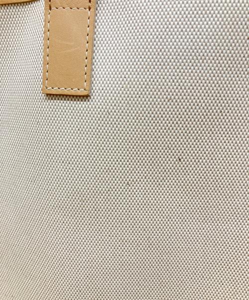 DECI（デシ）DECI (デシ) Limonta Toile De Tote Bag　（リモンタトートバック） アイボリー×ベージュの古着・服飾アイテム