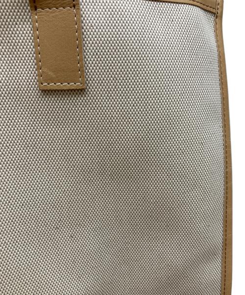 DECI（デシ）DECI (デシ) Limonta Toile De Tote Bag　（リモンタトートバック） アイボリー×ベージュの古着・服飾アイテム