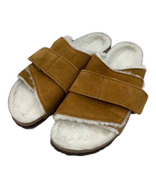 BIRKENSTOCK（ビルケンシュトック）BIRKENSTOCK (ビルケンシュトック) スエードボアサンダル ブラウン サイズ:27の古着・服飾アイテム