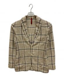 ernesto（エルネスト）の古着「シルクテーラードジャケット」｜ベージュ