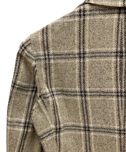 ernesto（エルネスト）ernesto (エルネスト) シルクテーラードジャケット ベージュ サイズ:44の古着・服飾アイテム