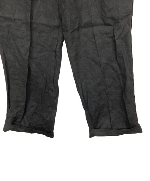 HER.（ハー）HER. (ハー) リネンワイドパンツ ブラック サイズ:Fの古着・服飾アイテム