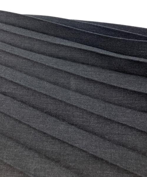 VERMEIL par iena（ヴェルメイユ パー イエナ）VERMEIL par iena (ヴェルメイユ パー イエナ) ロゴゴムプリーツマキシスカート ブラック サイズ:38の古着・服飾アイテム