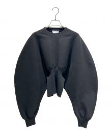 BOTTEGA VENETA（ボッテガベネタ）の古着「Puff sleeve knit パフスリーブニット 648785」｜ブラック