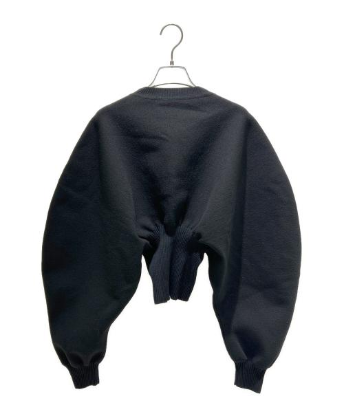 BOTTEGA VENETA（ボッテガベネタ）BOTTEGA VENETA (ボッテガベネタ) Puff sleeve knit パフスリーブニット 648785 ブラック サイズ:Sの古着・服飾アイテム