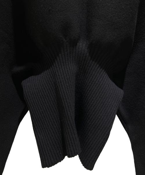 BOTTEGA VENETA（ボッテガベネタ）BOTTEGA VENETA (ボッテガベネタ) Puff sleeve knit パフスリーブニット 648785 ブラック サイズ:Sの古着・服飾アイテム