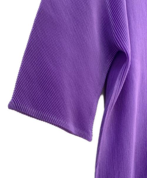 PLEATS PLEASE（プリーツプリーズ）PLEATS PLEASE (プリーツプリーズ) 半袖カットソー パープル サイズ:3の古着・服飾アイテム