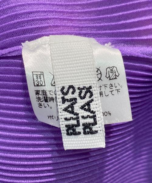 PLEATS PLEASE（プリーツプリーズ）PLEATS PLEASE (プリーツプリーズ) 半袖カットソー パープル サイズ:3の古着・服飾アイテム