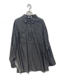 Loungedress（ラウンジドレス）の古着「プルオーバーシャツ」｜ブラック
