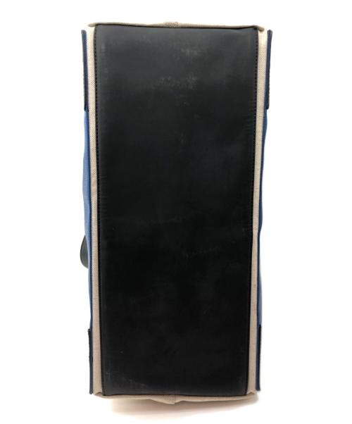 BALENCIAGA（バレンシアガ）BALENCIAGA (バレンシアガ) ネイビーカバスバッグ アイボリー×ブルーの古着・服飾アイテム