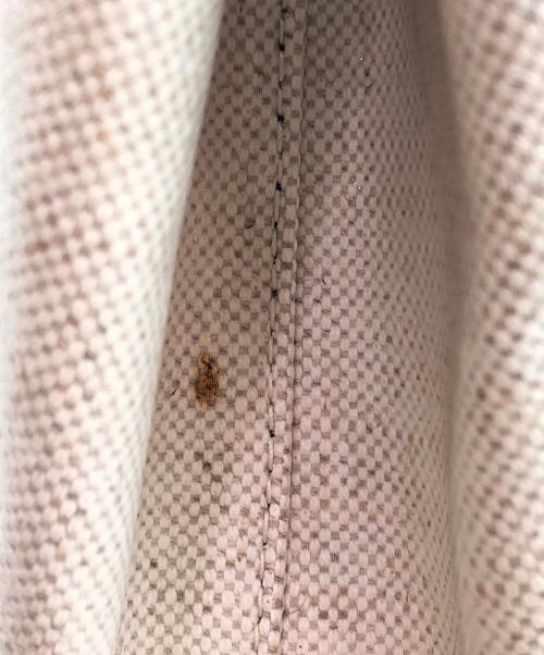 BALENCIAGA（バレンシアガ）BALENCIAGA (バレンシアガ) ネイビーカバスバッグ アイボリー×ブルーの古着・服飾アイテム