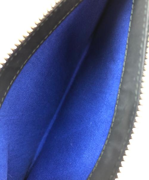 BALENCIAGA（バレンシアガ）BALENCIAGA (バレンシアガ) ネイビーカバスバッグ アイボリー×ブルーの古着・服飾アイテム