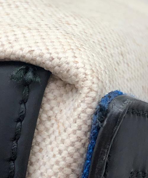 BALENCIAGA（バレンシアガ）BALENCIAGA (バレンシアガ) ネイビーカバスバッグ アイボリー×ブルーの古着・服飾アイテム