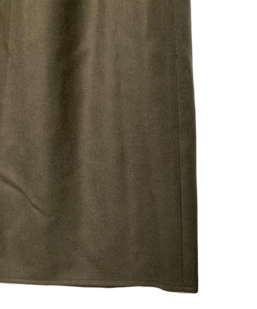 O'NEIL OF DUBLIN（オニールオブダブリン）O'NEIL OF DUBLIN (オニールオブダブリン) Spick and Span (スピックアンドスパン) 別注 ウール サイドベルト プリーツスカート オリーブ サイズ:36の古着・服飾アイテム