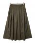 O'NEIL OF DUBLIN (オニールオブダブリン) Spick and Span (スピックアンドスパン) 別注 ウール サイドベルト プリーツスカート オリーブ サイズ:36：6000円
