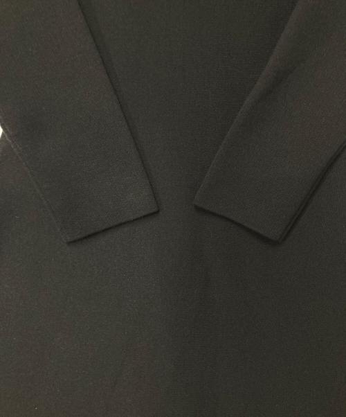 ANAYI（アナイ）ANAYI (アナイ) エンブロイダリーカラーフレアーワンピース ブラック サイズ:36の古着・服飾アイテム