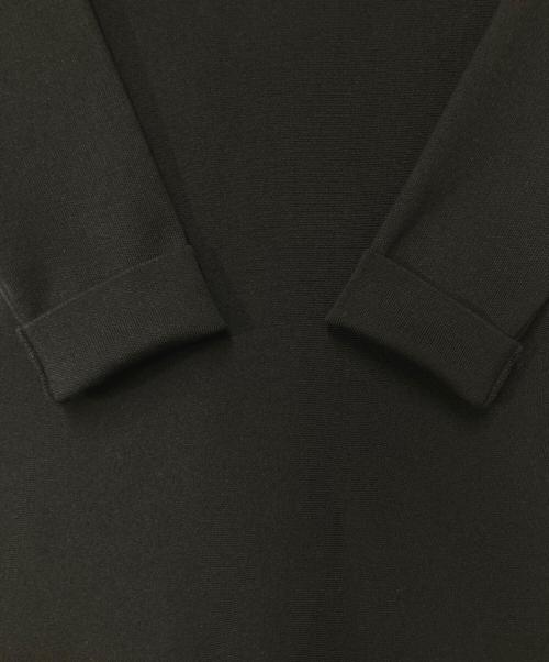 ANAYI（アナイ）ANAYI (アナイ) エンブロイダリーカラーフレアーワンピース ブラック サイズ:36の古着・服飾アイテム