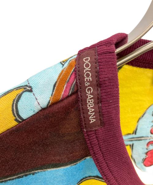 DOLCE & GABBANA（ドルチェ＆ガッバーナ）DOLCE & GABBANA (ドルチェ＆ガッバーナ) 総柄半袖Tシャツ マルチカラー サイズ:46の古着・服飾アイテム