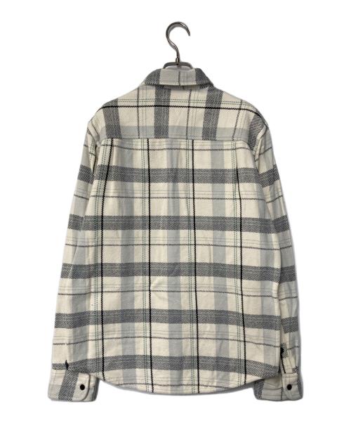 OUTERKNOWN（アウターノーン）OUTERKNOWN (アウターノーン) チェックシャツ アイボリー×グレー サイズ:Sの古着・服飾アイテム