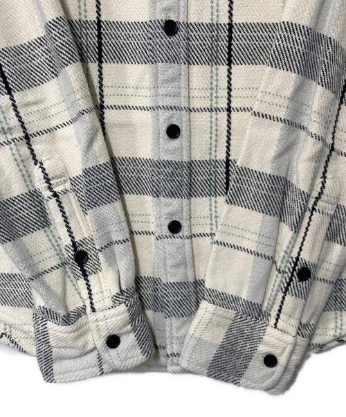 OUTERKNOWN（アウターノーン）OUTERKNOWN (アウターノーン) チェックシャツ アイボリー×グレー サイズ:Sの古着・服飾アイテム