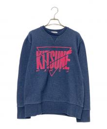 maison kitsune（メゾンキツネ）の古着「ロゴスウェット」｜インディゴ