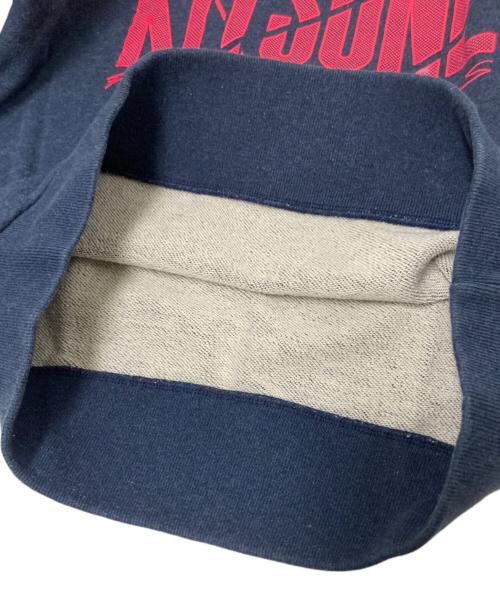 maison kitsune（メゾンキツネ）maison kitsune (メゾンキツネ) ロゴスウェット インディゴ サイズ:Mの古着・服飾アイテム