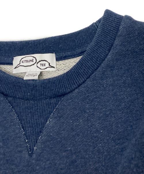 maison kitsune（メゾンキツネ）maison kitsune (メゾンキツネ) ロゴスウェット インディゴ サイズ:Mの古着・服飾アイテム