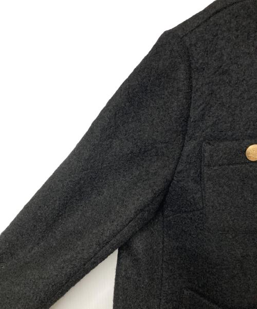 JUSGLITTY（ジャスグリッティー）JUSGLITTY　 (ジャスグリッティー) ブークレジャコット ブラック サイズ:2の古着・服飾アイテム