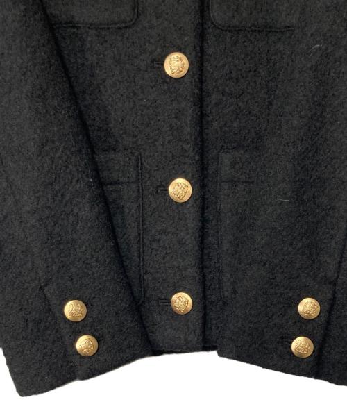 JUSGLITTY（ジャスグリッティー）JUSGLITTY　 (ジャスグリッティー) ブークレジャコット ブラック サイズ:2の古着・服飾アイテム