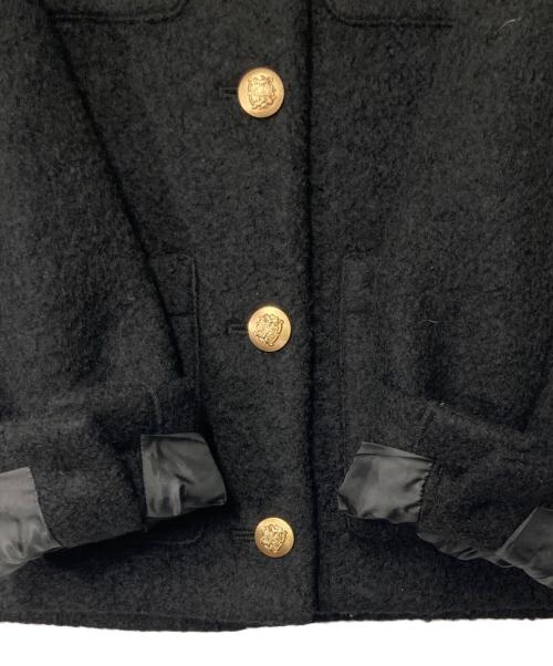 JUSGLITTY（ジャスグリッティー）JUSGLITTY　 (ジャスグリッティー) ブークレジャコット ブラック サイズ:2の古着・服飾アイテム