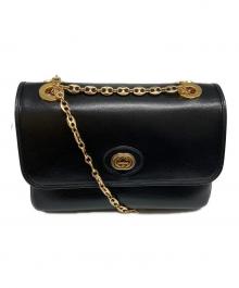 GUCCI（グッチ）の古着「マリーナ チェーンショルダーバッグ　576421」｜ブラック