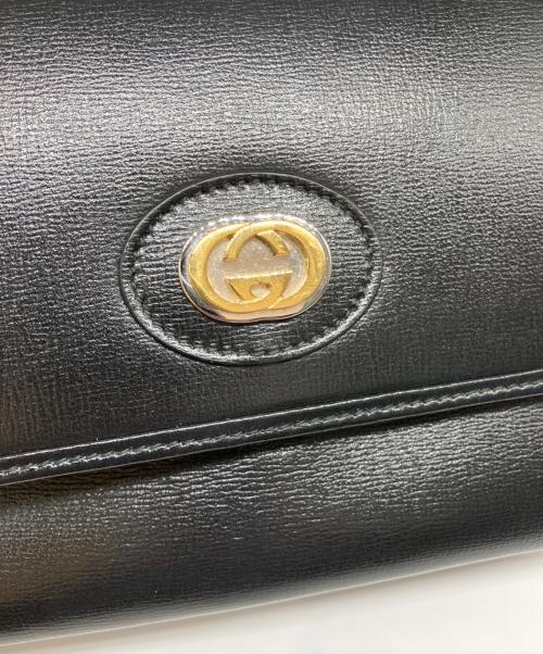 GUCCI（グッチ）GUCCI (グッチ) マリーナ チェーンショルダーバッグ　576421 ブラックの古着・服飾アイテム