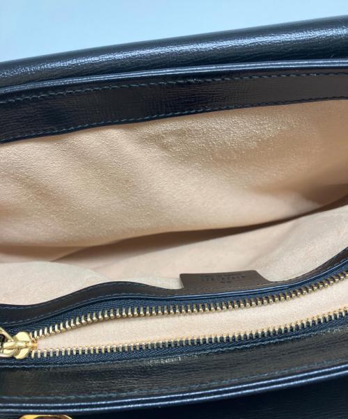 GUCCI（グッチ）GUCCI (グッチ) マリーナ チェーンショルダーバッグ　576421 ブラックの古着・服飾アイテム