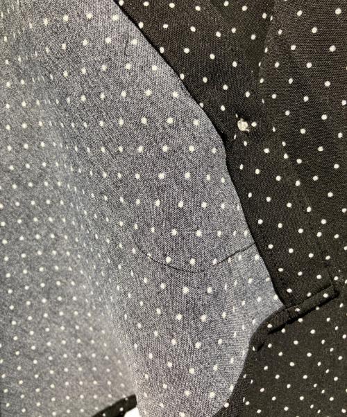 SLOBE IENA（スローブ イエナ）SLOBE IENA (スローブ イエナ) ドットミニフリルブラウス ブラック サイズ:FREEの古着・服飾アイテム