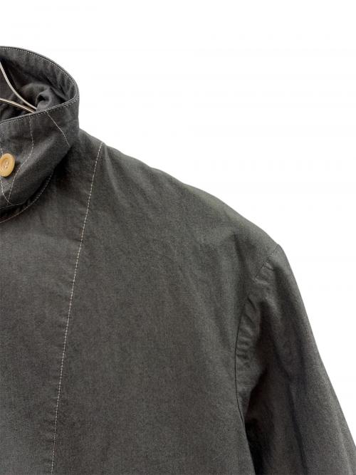 Maison Margiela（メゾンマルジェラ）Maison Margiela (メゾンマルジェラ) Canvas Coat/ステンカラーコート/ロングコート/コート グレー サイズ:46の古着・服飾アイテム