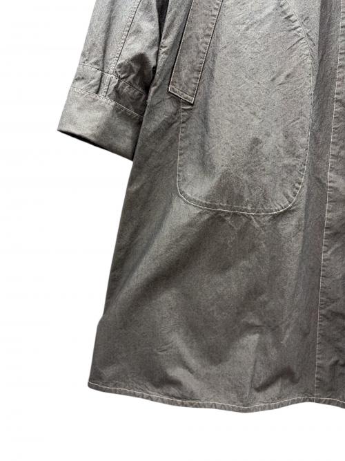 Maison Margiela（メゾンマルジェラ）Maison Margiela (メゾンマルジェラ) Canvas Coat/ステンカラーコート/ロングコート/コート グレー サイズ:46の古着・服飾アイテム