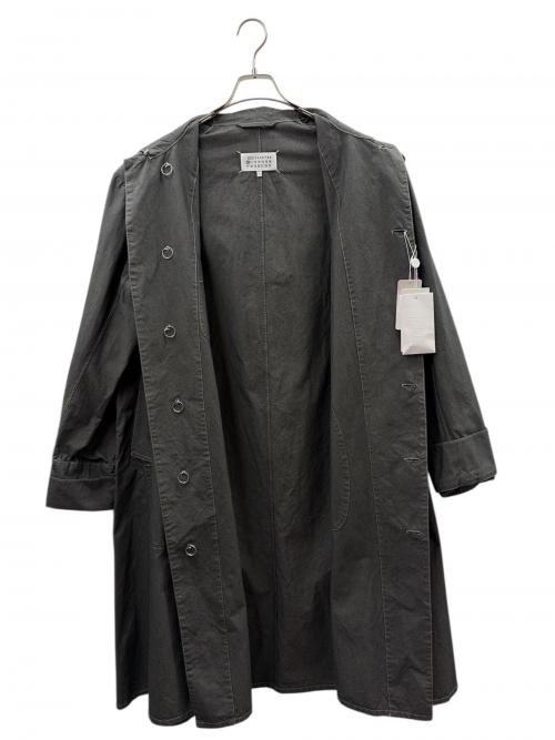 Maison Margiela（メゾンマルジェラ）Maison Margiela (メゾンマルジェラ) Canvas Coat/ステンカラーコート/ロングコート/コート グレー サイズ:46の古着・服飾アイテム