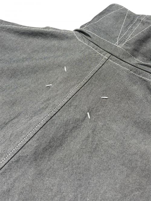 Maison Margiela（メゾンマルジェラ）Maison Margiela (メゾンマルジェラ) Canvas Coat/ステンカラーコート/ロングコート/コート グレー サイズ:46の古着・服飾アイテム