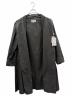 中古・古着 Maison Margiela (メゾンマルジェラ) Canvas Coat/ステンカラーコート/ロングコート/コート グレー サイズ:46：130000円